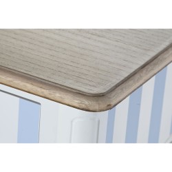 Console DKD Home Decor Céramique Blanc Bleu ciel (110 x 40 x 79 cm)