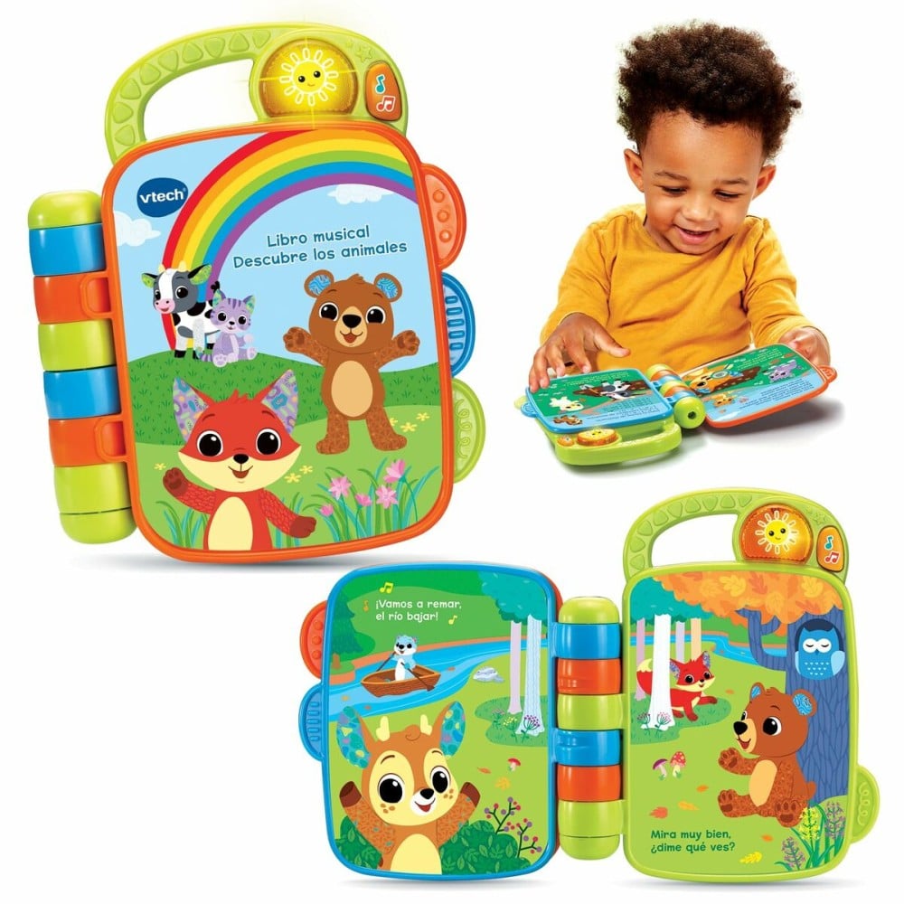 My First Musical Book Vtech 18,8 x 5,5 x 21,6 cm animals