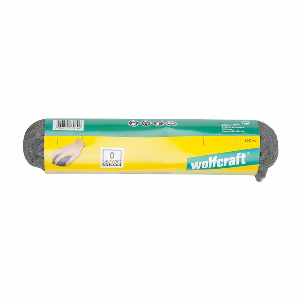 Steel wool Wolfcraft 6097000 200 g