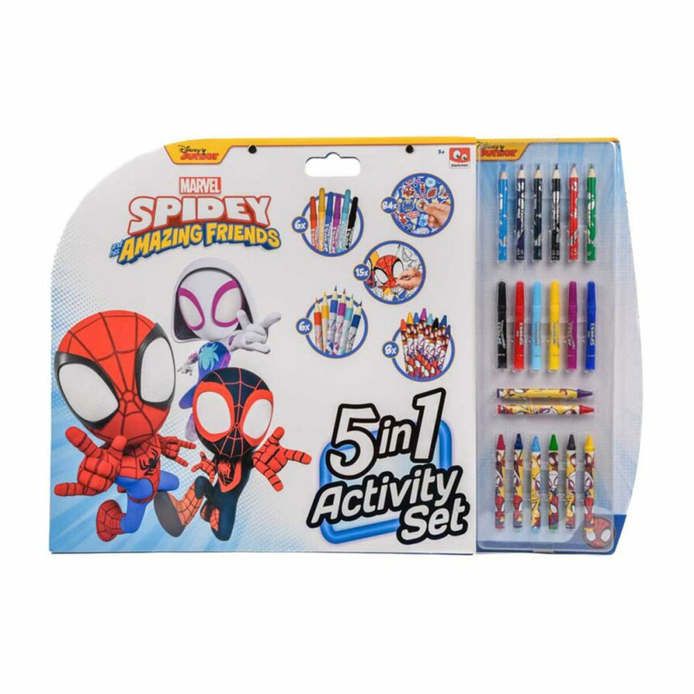 Aktivitätsbox zum Ausmalen Spidey 5 in 1