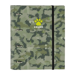 Ring binder Kelme Travel Black Green 27 x 32 x 3.5 cm