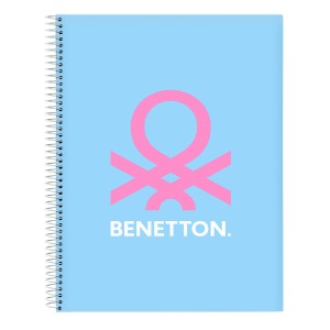 Notizbuch Benetton Spring Himmelsblau A4 120 Blatt