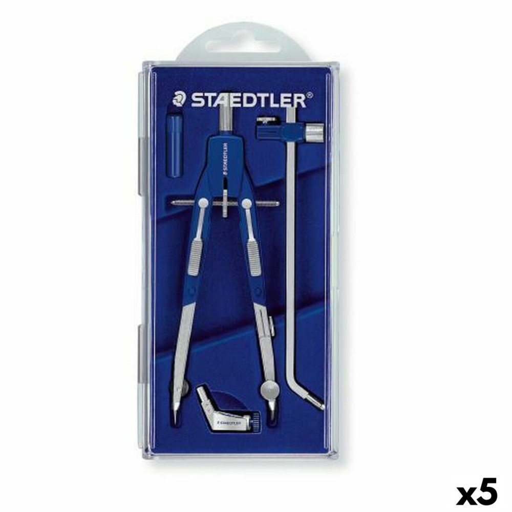 Boussole Staedtler Mars Quickwbow Bleu Argenté (5 Unités)