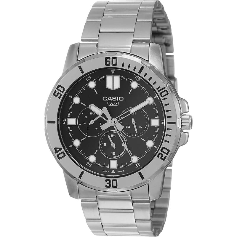 Montre Homme Casio COLLECTION Noir Argenté (Ø 45 mm)