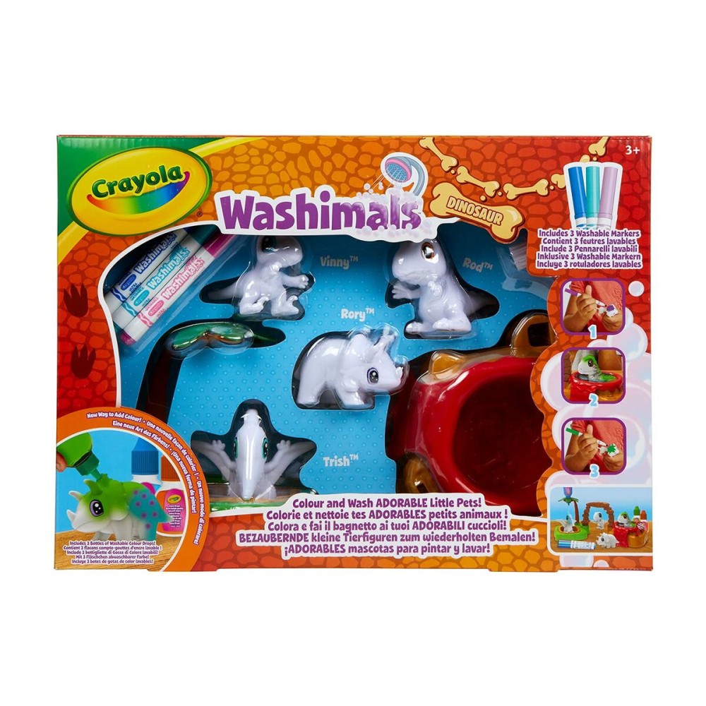 Playset Washimals Dinos Set Jurásico Crayola Washimals Dinosaurs Bastelspiel