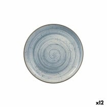 Tablett für Snacks La Mediterránea Swirl kreisförmig Ø 25 x 2,6 cm (12 Stück)