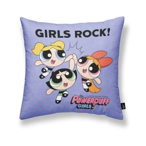 Kissenbezug Powerpuff Girls Girls Rock A Bunt Lila 45 x 45 cm