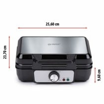 Waffle Maker Alpina 1000 W Silver