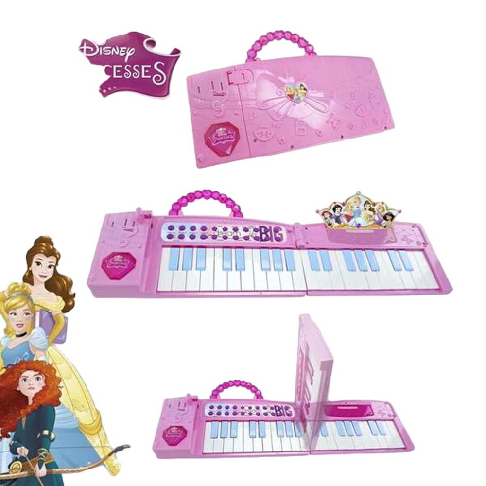 Piano jouet Disney Princess Électronique Pliable Rose