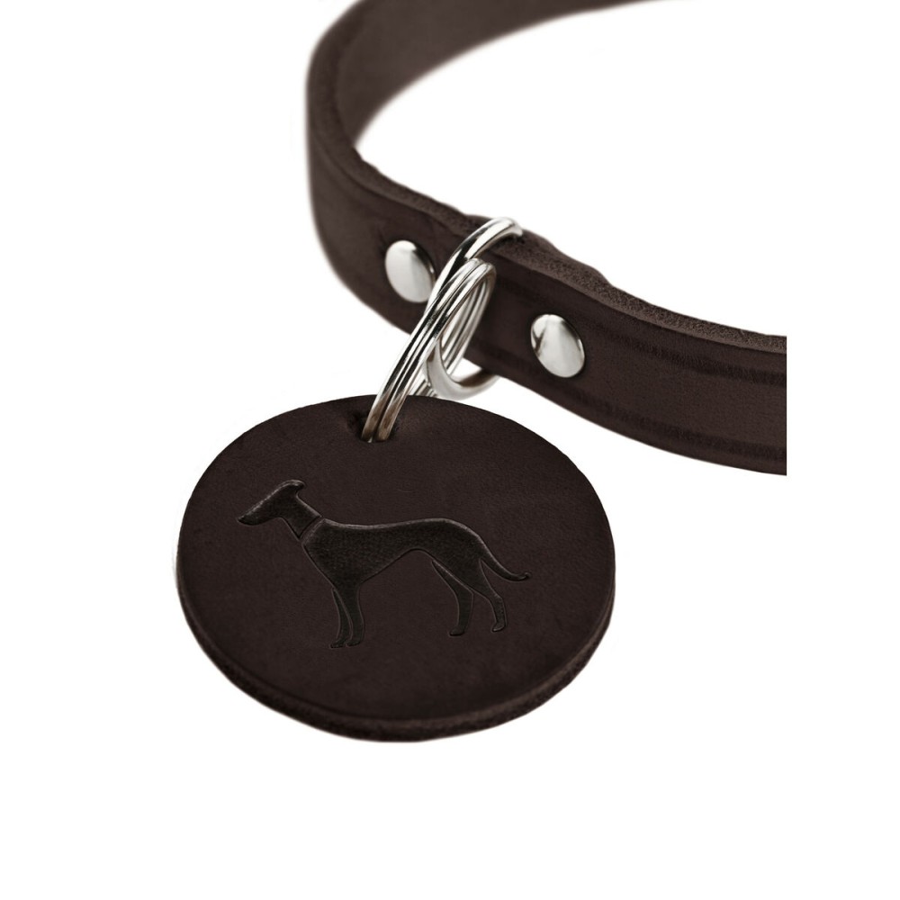 Dog collar Hunter Aalborg Chocolate M 38-47 cm