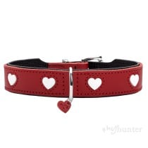 Dog collar Hunter Love Red S/M 38-44 cm