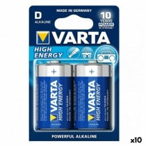 Pile Varta LR20 D 1,5 V 16500 mAh High Energy 2 Ah 1,5 V (10 Unités)