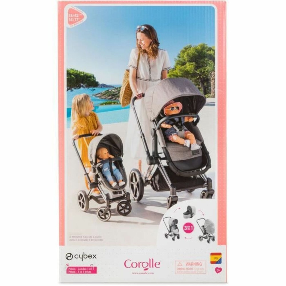 Poussette pour poupées Corolle Cybex 3 in1 Pram (62 x 70 x 40,5 cm)