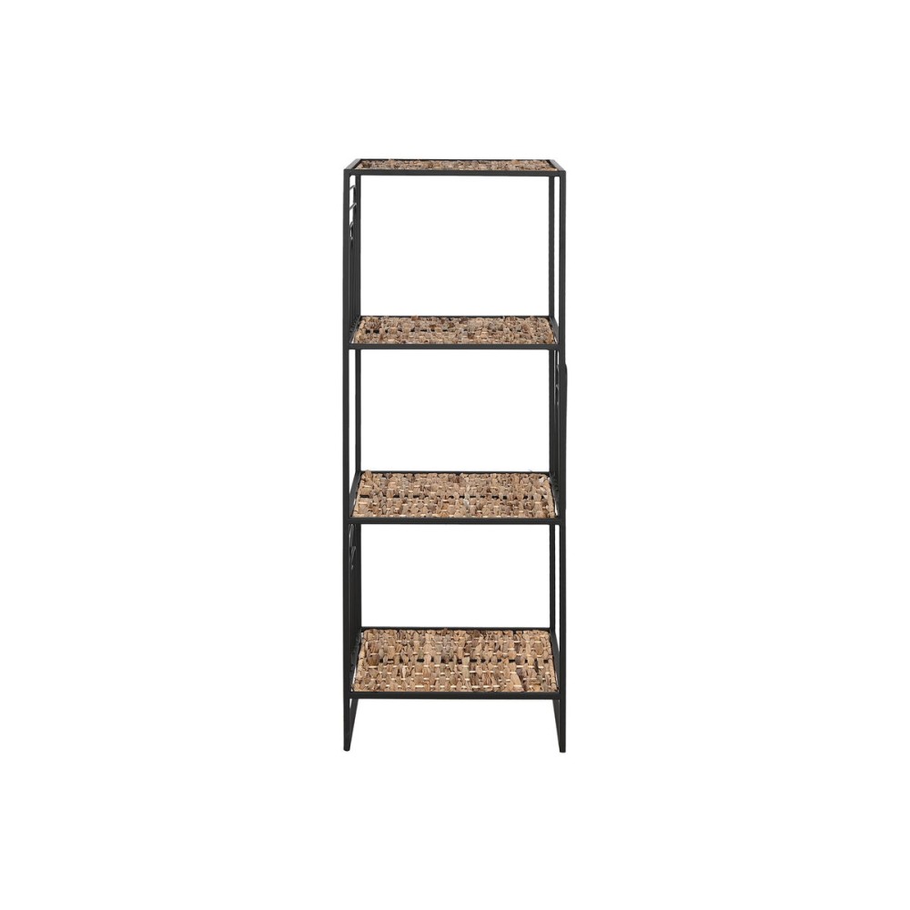 Shelves Home ESPRIT Black Metal Fibre 35 x 35 x 98 cm