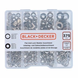 Rondelles Black & Decker Plate De Sécurité 375 Pièces