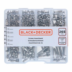 Kit de vissage Black & Decker Torx 265 Pièces