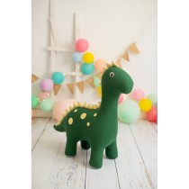 Fluffy toy Crochetts AMIGURUMIS MAXI Green Dinosaur 78 x 103 x 29 cm