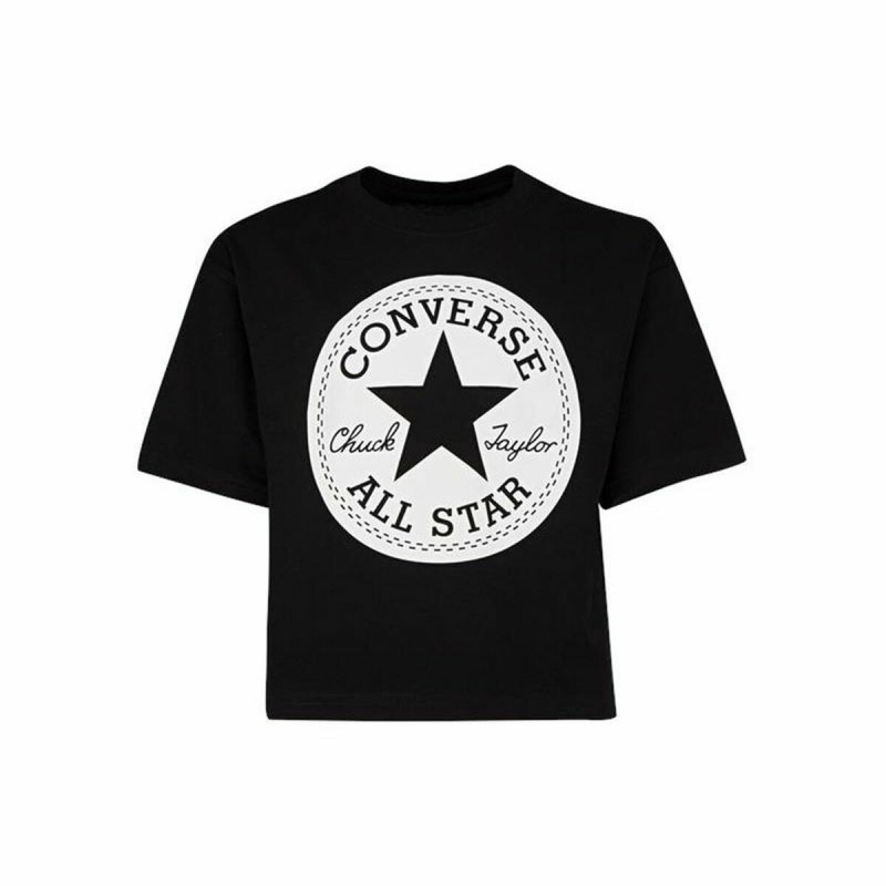 Kurzarm-T-Shirt Signature  Converse  Chuck Patch Boxy Schwarz