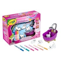 Playset Washimals Pets Crayola 74-7453 Badewanne 6 Stücke