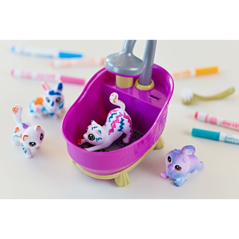 Playset Washimals Pets Crayola 74-7453 Badewanne 6 Stücke