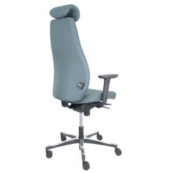 Office Chair with Headrest Bjarg P&C 5ST61LC Grey