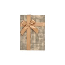 Set of decorative boxes Pincello 138 Brown Black Cardboard Stripes Lasso 3 Pieces