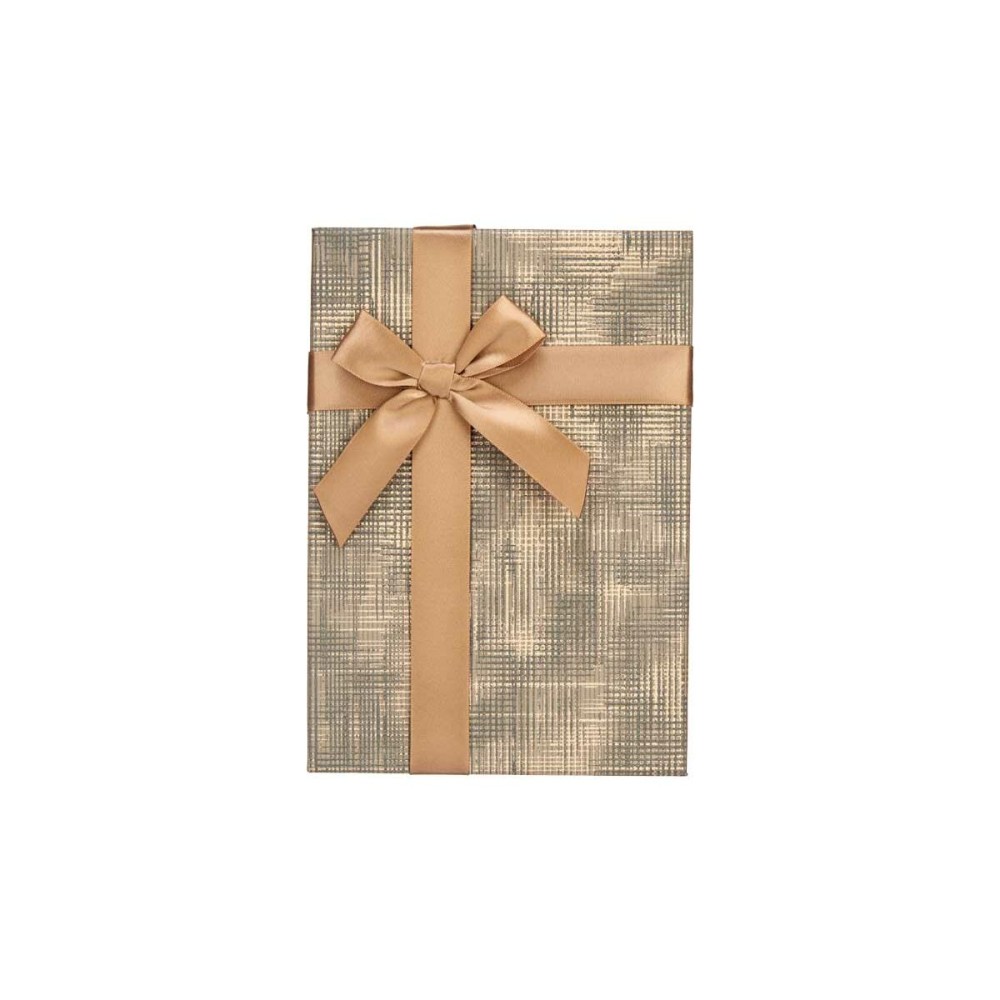 Set of decorative boxes Pincello 138 Brown Black Cardboard Stripes Lasso 3 Pieces