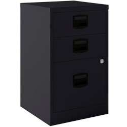 Aktenschrank Bisley Anthrazit A4 Metall Stahl 67 x 41 x 40 cm