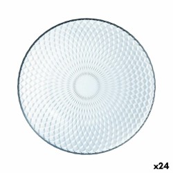 Assiette à dessert Luminarc Pampille Clear Transparent verre (19 cm) (24 Unités)