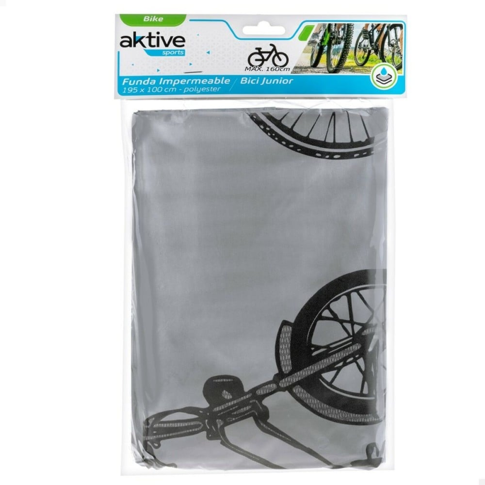 Housse de protection pour les vélos Aktive 195 x 100 x 5 cm Imperméable Gris