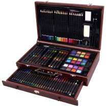 Painting set MGM Artist's Hand Briefcase Wood 140 Pieces