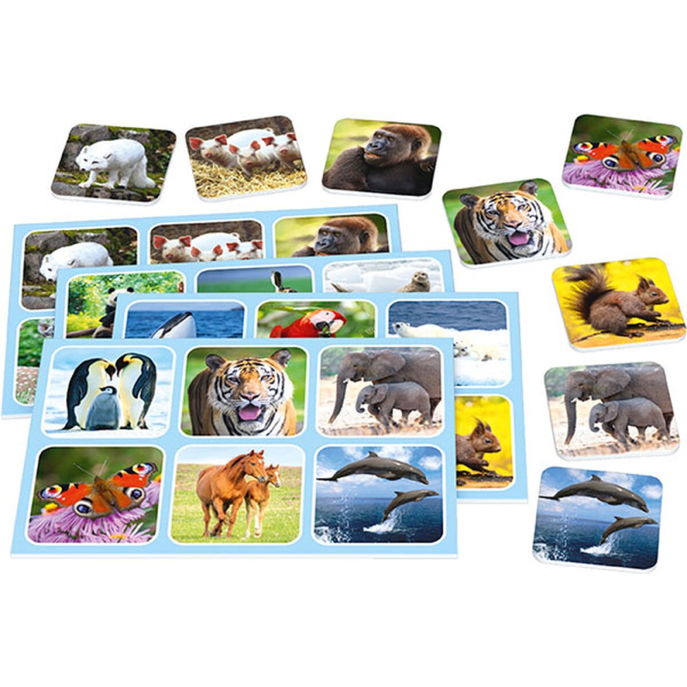 Tischspiel Schmidt Spiele Zoo Lotto tiere