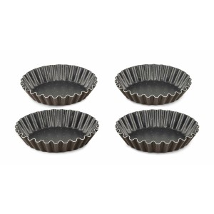 Tartlets tin Tefal J1608102 Brown Ø 11 cm 4 Units