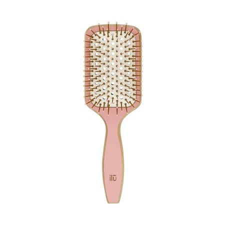 Detangling Hairbrush Ilū Bamboom Pink Squared