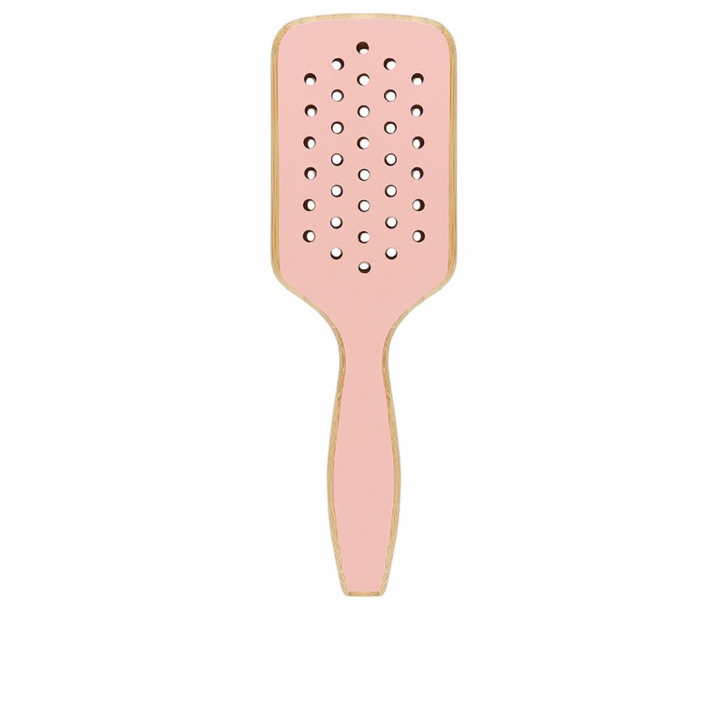 Detangling Hairbrush Ilū Bamboom Pink Squared