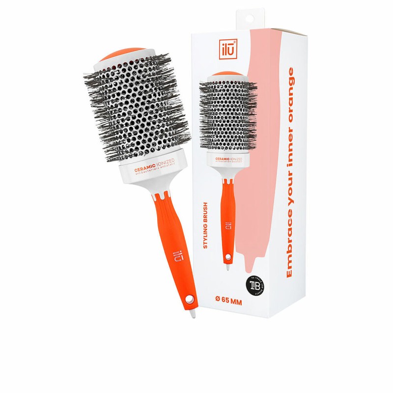 Brosse à coiffer Ilū Styling Orange Céramique Ø 65 mm