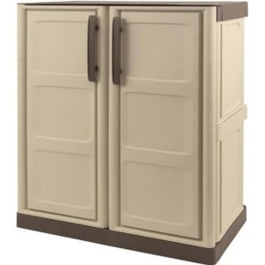 Cupboard TOOD Grey Beige Resin (70 x 39 x 85,5 cm)