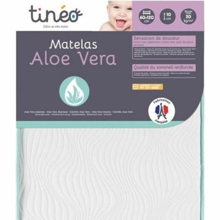 Matelas pour lit de bébé Tineo Aloe Vera 60 x 120 cm