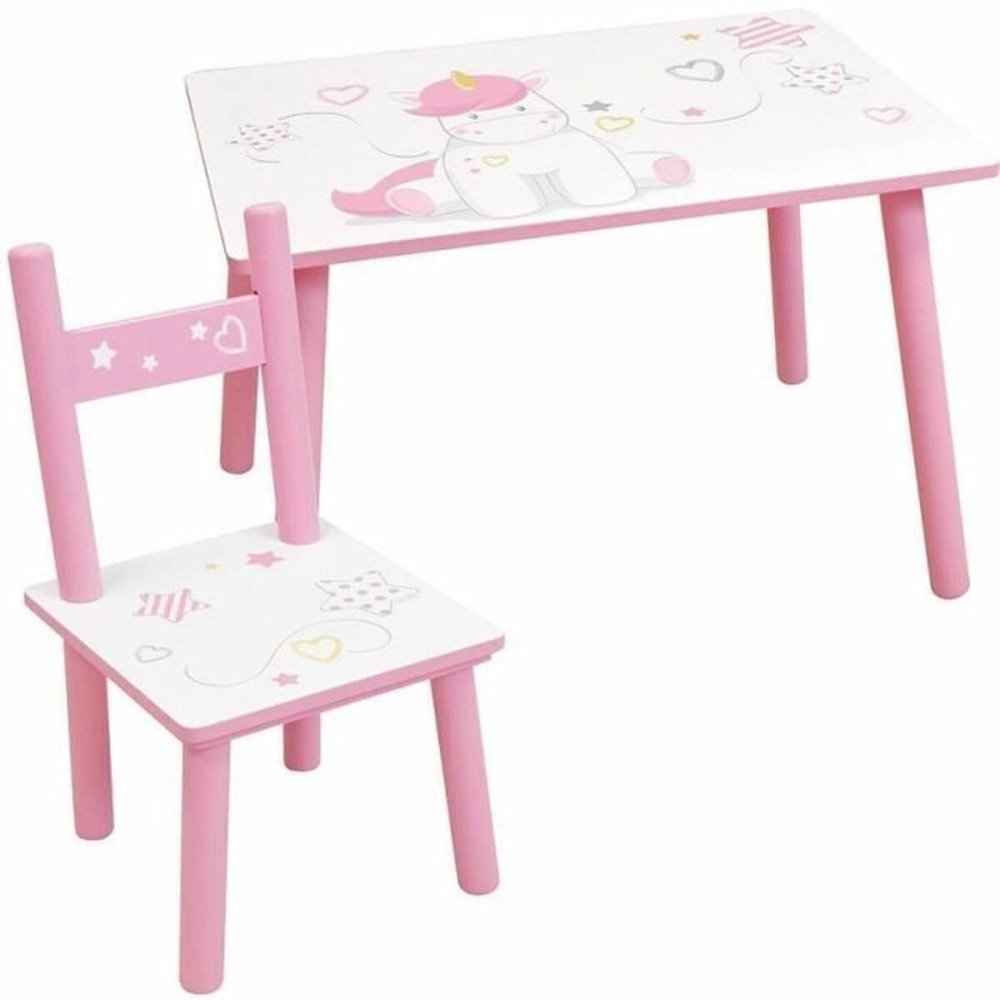 Children's table and chairs set Fun House UNICORN