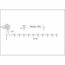 Wreath of LED Lights Galix Solar 100 Lm