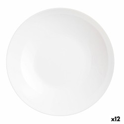 Assiette plate Luminarc Friends Time Blanc verre Ø 26 cm Polyvalents (12 Unités)