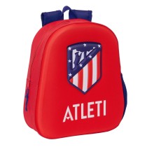 Cartable 3D Atlético Madrid Rouge 27 x 33 x 10 cm