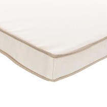 Stuhl-Kissen Creme 123 x 48 x 4 cm