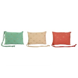 Coussin Home ESPRIT Vert Beige Corail 30 x 10 x 20 cm (3 Unités)