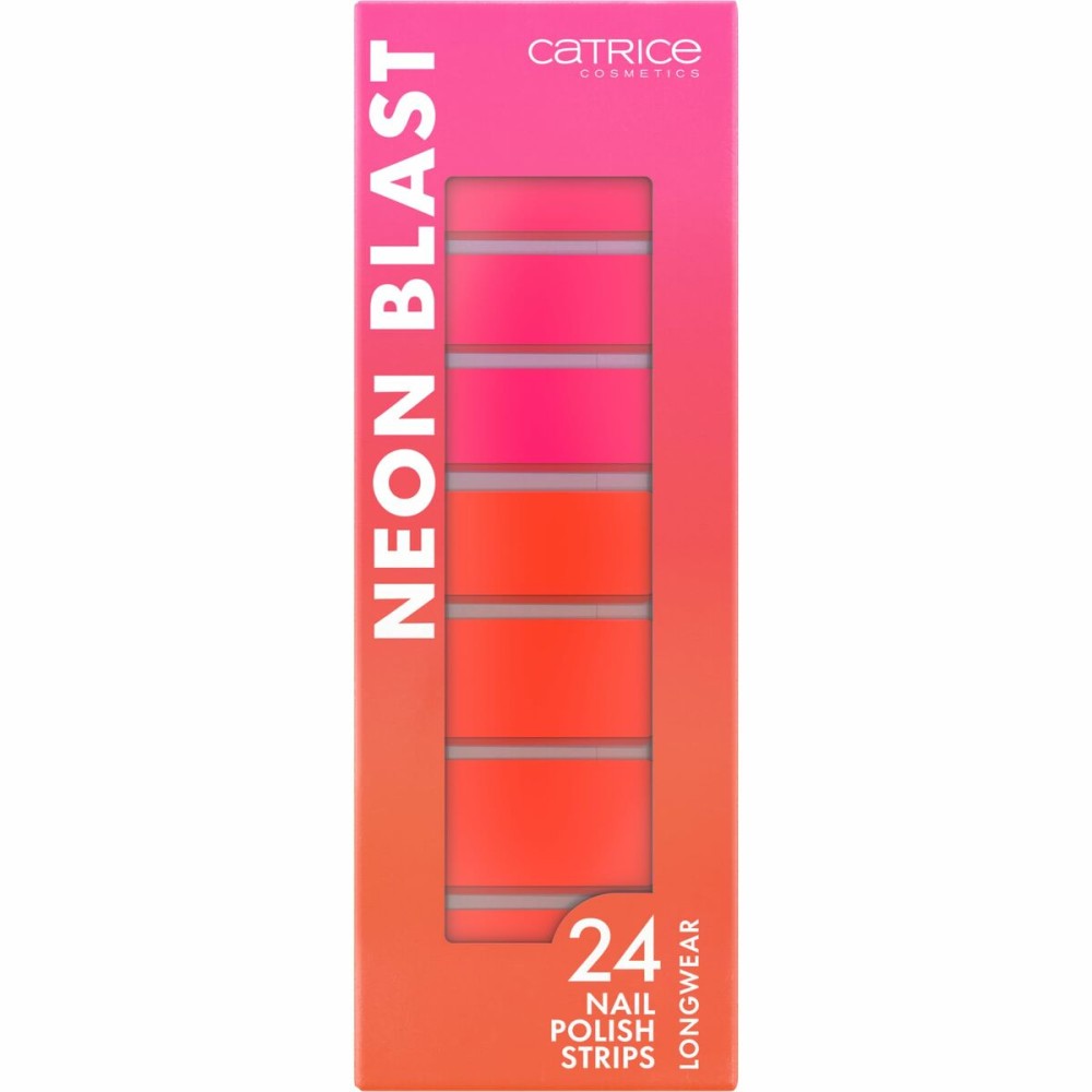 Feuilles de Vernis à Ongles Catrice Neon Blast Nº 020 Neon thunder 24 Unités