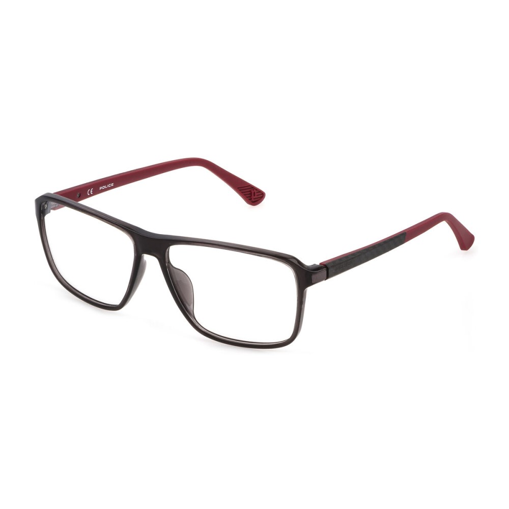 Monture de Lunettes Homme Police V1975-54N66M Marron ø 54 mm