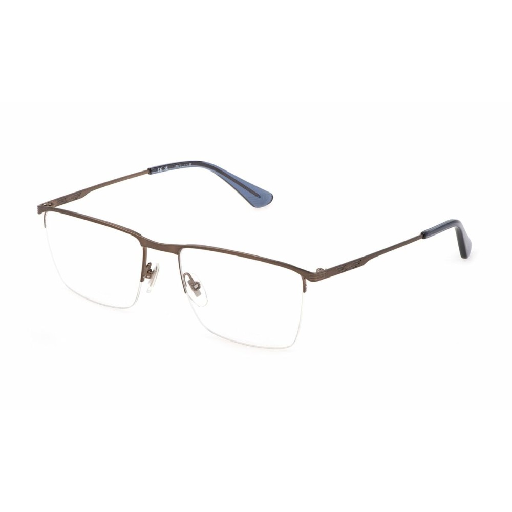 Men' Spectacle frame Police VPLG75-570F68 Golden ø 57 mm