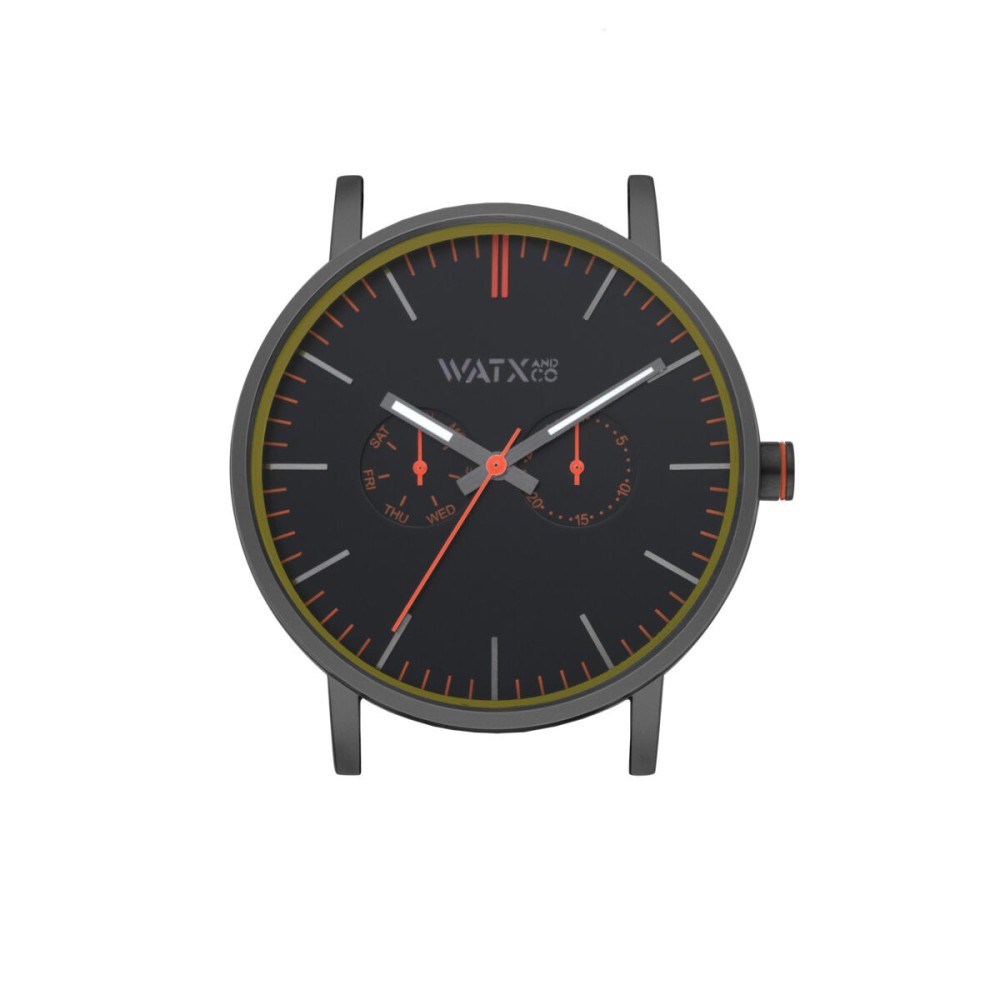 Montre Unisexe Watx & Colors WXCA2713 Noir (Ø 44 mm)