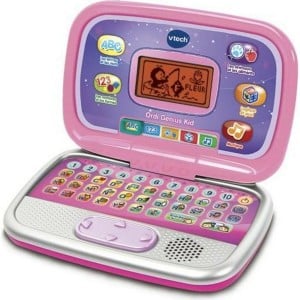 Laptop computer Vtech Ordi Genius Kid Educational game Pink Interactive French (FR)