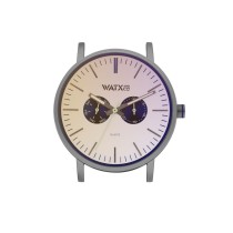 Montre Unisexe Watx & Colors WXCA2737 Gris Argenté (Ø 44 mm)